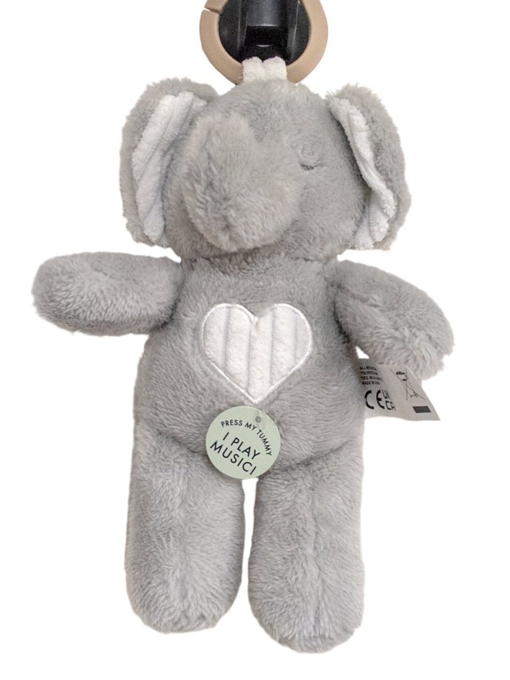 Infant DreamGro Lullaby Travel Soother Elephant Lovey Plush Music Baby Sensory